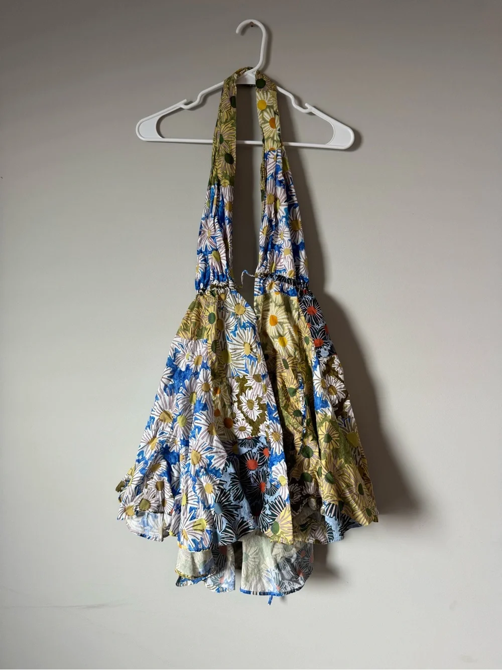 Zara Floral Halter Dress - Picture 1 of 7